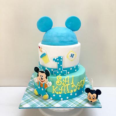Mickey Mouse theme  - Cake by Sweettempt