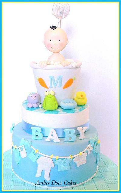 Baby shower Cake!! - Cake by AmberDoesCakes