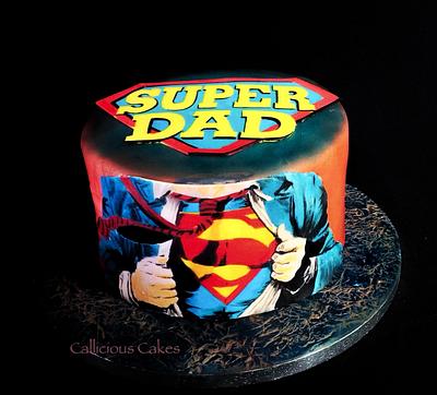 Superdad!!  - Cake by Calli Creations