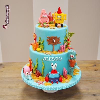 Spongebob party - Cake by Naike Lanza