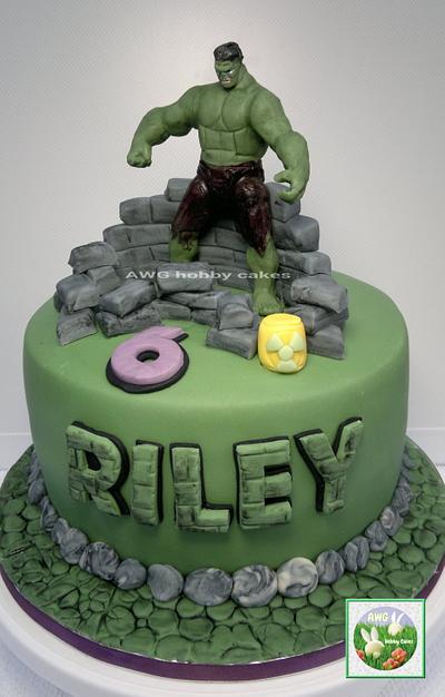 Incredible Hulk for Riley - Cake by AWG Hobby Cakes
