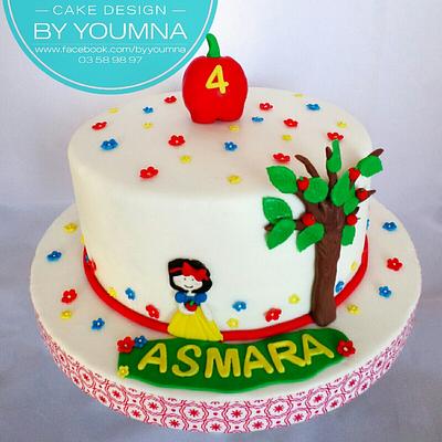 Snow white  - Cake by Cake design by youmna 
