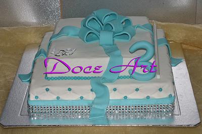 3rd wedding anniversary cake - Cake by Magda Martins - Doce Art