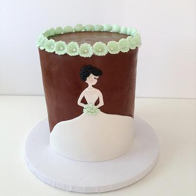 Bride Silhouette  - Cake by funni