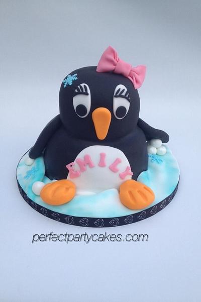 Penguin birthday cake - Cake by Perfect Party Cakes (Sharon Ward)