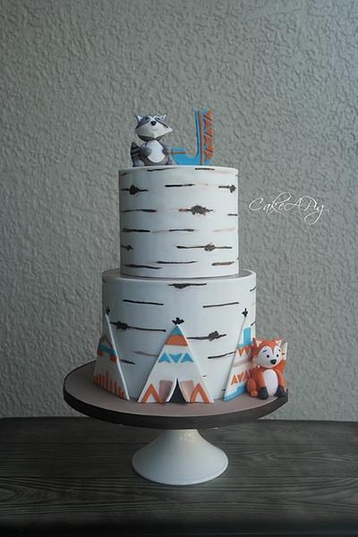 Woodlands Cake - Cake by CakeAPig