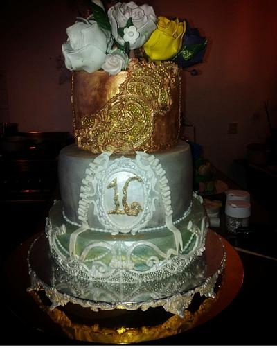 Sweet sixteen birthdaycake - Cake by Taarart