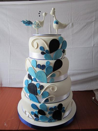 Wedding cake - Cake by Roberta