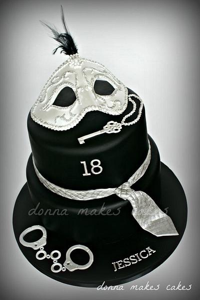 Fifty shades of Grey - Cake by Donna Marsden