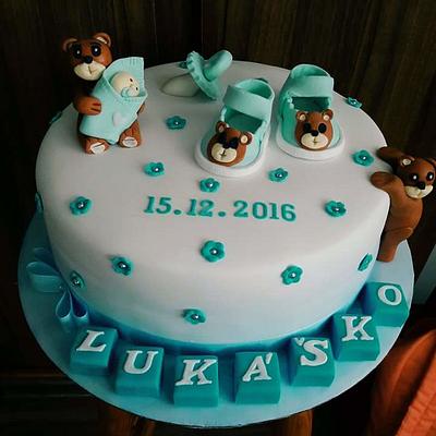 Christening cake - Cake by Cakes by Ali 