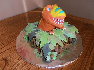 Boris Tyrannosaurus - Cake by Sleaky77