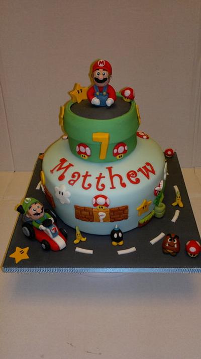 Mario kart for Matthew - Cake by AWG Hobby Cakes