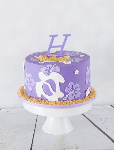 Purple Hawaii - Cake by Anchored in Cake