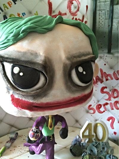 The Joker In The Asylum - Cake by LJay -Sugar Goblin Cakes