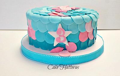 Mermaid Cake and Cupcakes for Adayah - Cake by Donna Tokazowski- Cake Hatteras, Martinsburg WV