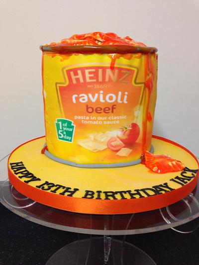 Tin of Ravioli - Cake by Alli Dockree