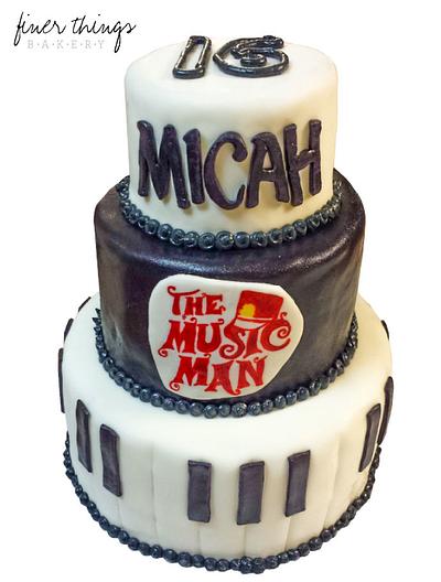 The Music Man - Cake by Finer Things Bakery