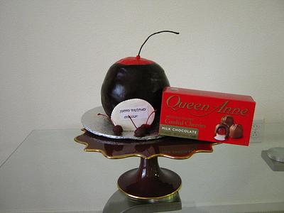 Chocolate Covered Cherry Cake - Cake by Cakeicer (Shirley)