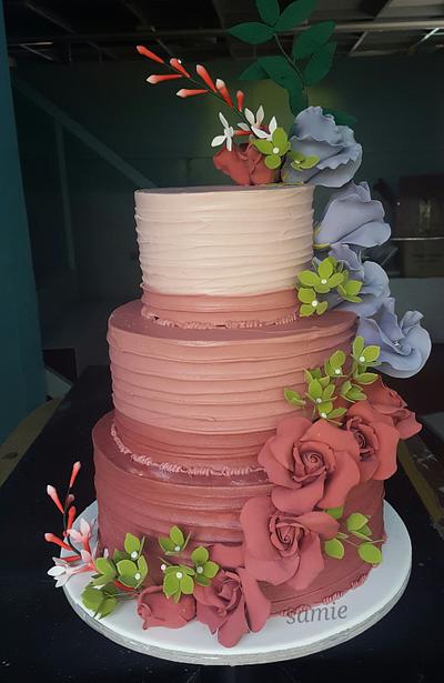 wedding cake  - Cake by samie