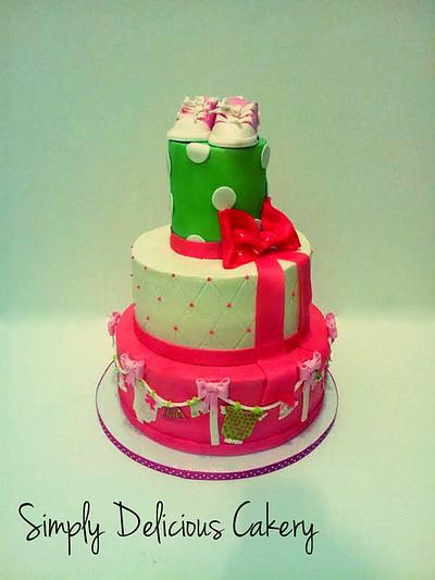Baby shower  - Cake by Simply Delicious Cakery