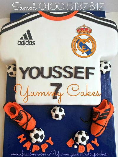 Real Madrid T-Shirt cake - Cake by Yummy Cakes