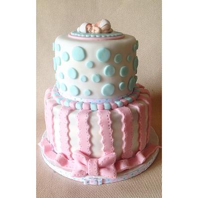 Baby shower cake! - Cake by Beth Evans