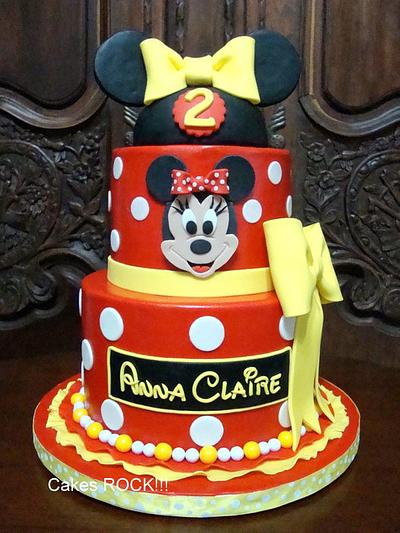 Minnie Mouse 2nd Birthday  - Cake by Cakes ROCK!!!  