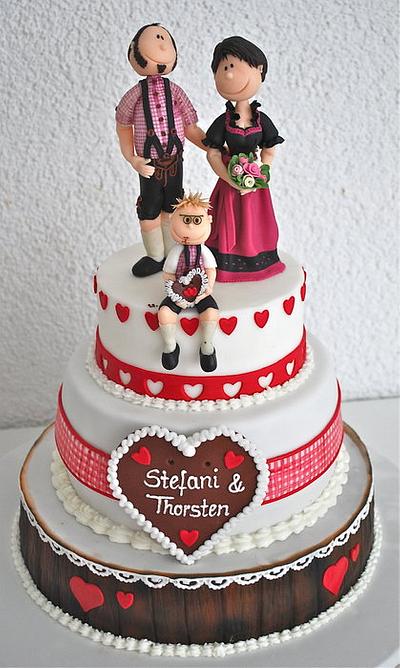 Bavarian Wedding Cake - Cake by Simone Barton