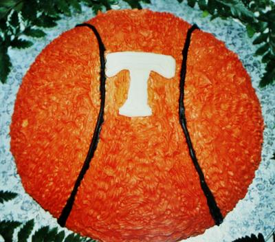 Buttercream Basketball Grooms cake - Cake by Nancys Fancys Cakes & Catering (Nancy Goolsby)