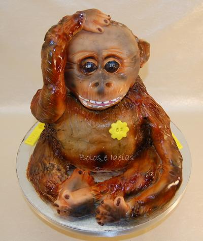 Monkey Cake - Cake by Bolos e Ideias by Patricia Pacheco