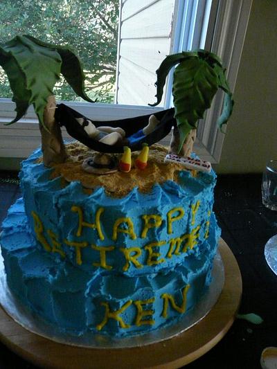 Island Hammock themed Retire/birthday Cake - Cake by Suzanne_brown965