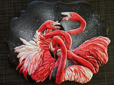 flamingo - Cake by Eleonora Pchemyan (Art Biscotti)
