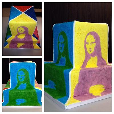 Gioconda Pop Art - Cake by Gina Assini