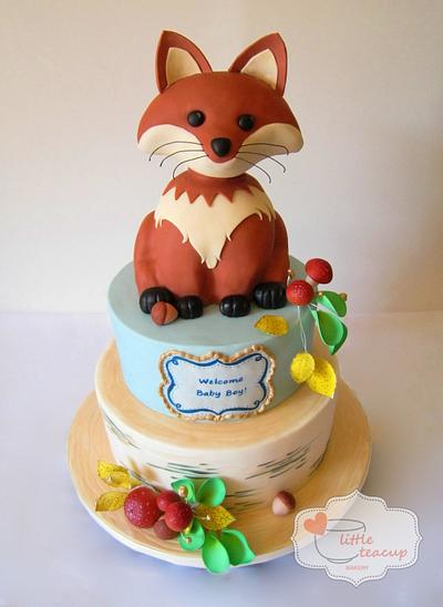 Forest Fox Baby Shower - Cake by Jen La - JENLA Cake