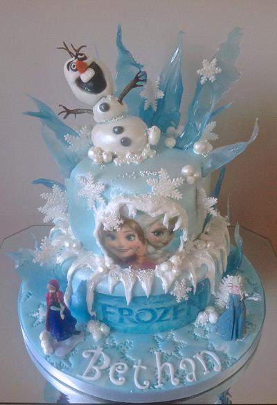 Frozen  - Cake by Alison's Bespoke Cakes