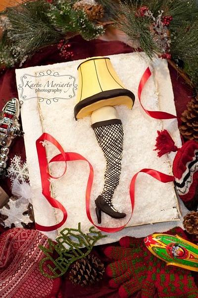 A Christmas Story - Leg Lamp Cake - Cake by SugarMommas Custom Cakes