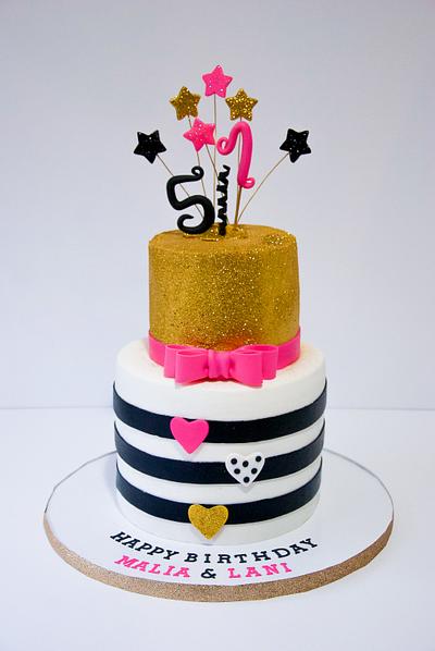 Glitz Birthday Cake - Cake by RedHeadCakes