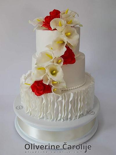 Wedding Cake  - Cake by Oliverine Čarolije 