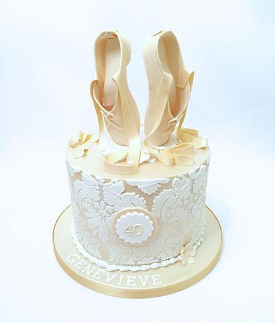 Ballet Shoe Cake - Cake by Claire Lawrence