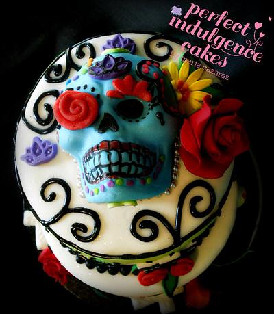 Day of the Dead for a Birthday Girl <3 - Cake by Maria Cazarez Cakes and Sugar Art