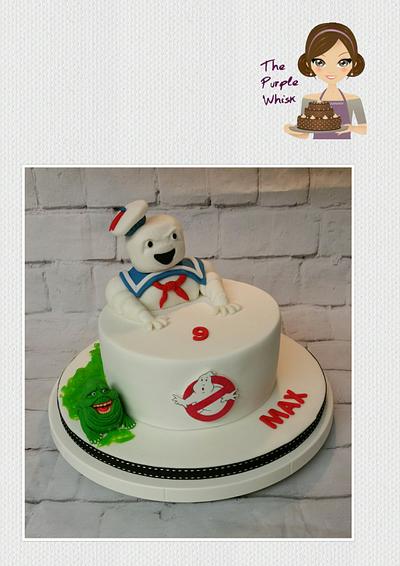 Simple Ghostbusters cake - Cake by Rachel The Purple Whisk 