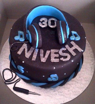 DJ Themed Cake - Cake by CupCake Garage
