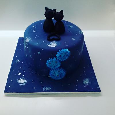 Space love - Cake by Le torte di Lulù