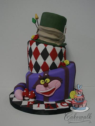 Alice in Wonderland Cake - Cake by Heather