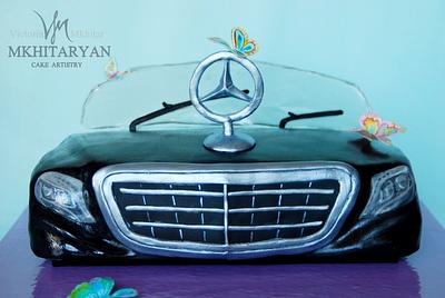 Mercedes Benz Logo cake - our vision) - Cake by Art Cakes Prague