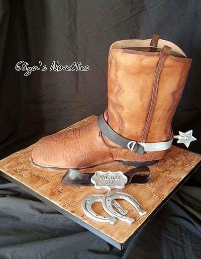 Cowboy boot - Cake by Eliza's Novelties