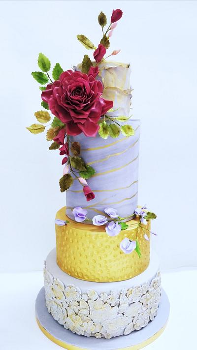Wedding cake - Cake by Manncakes13