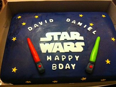 Star Wars sheet cake - Cake by Teresa