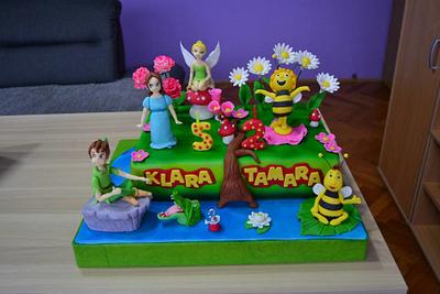 Peter Pan and Maja Bee - Cake by Zaklina