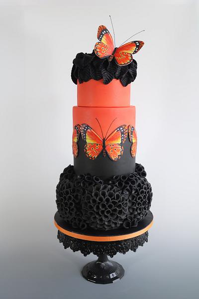 Black and Orange - Cake by tomima